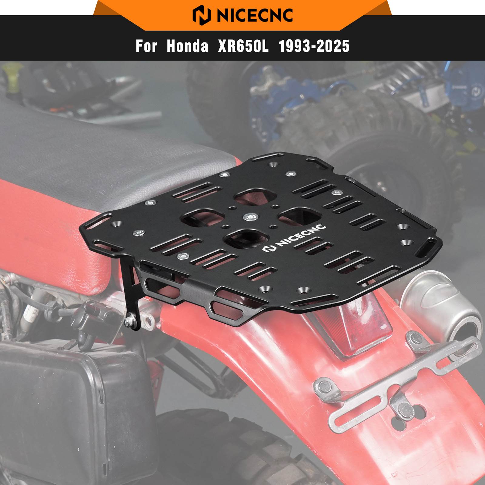NICECNC ホンダ XR650L XR 650L 1993-2025 オートバイリア荷物ラックテールラックトップケースソフト荷物 10-30 L ソフトバッグ