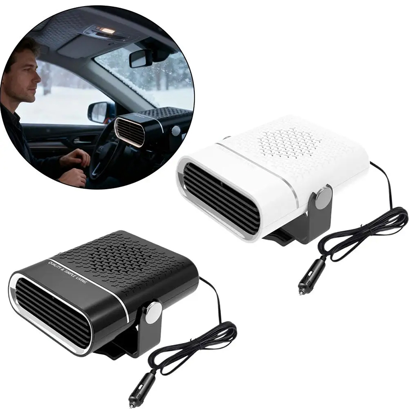 自動車電気ヒーター冬マルチモード低ノイズ 360 度回転ダッシュボード 150 ワット暖房ファンデフォッガーデミスター USB ファン