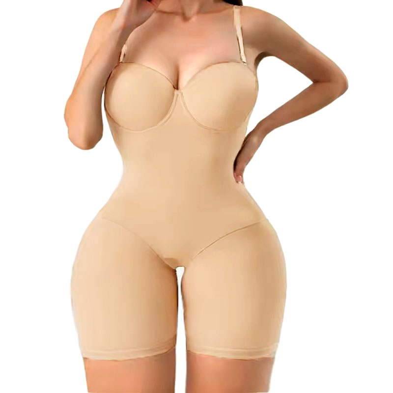 Fajas コロンビアナス ガードルフルボディシェイパー内蔵ブラジャーボディスーツシェイプウェアドレスおなかコントロールパンティー腰痛セクシーな下着