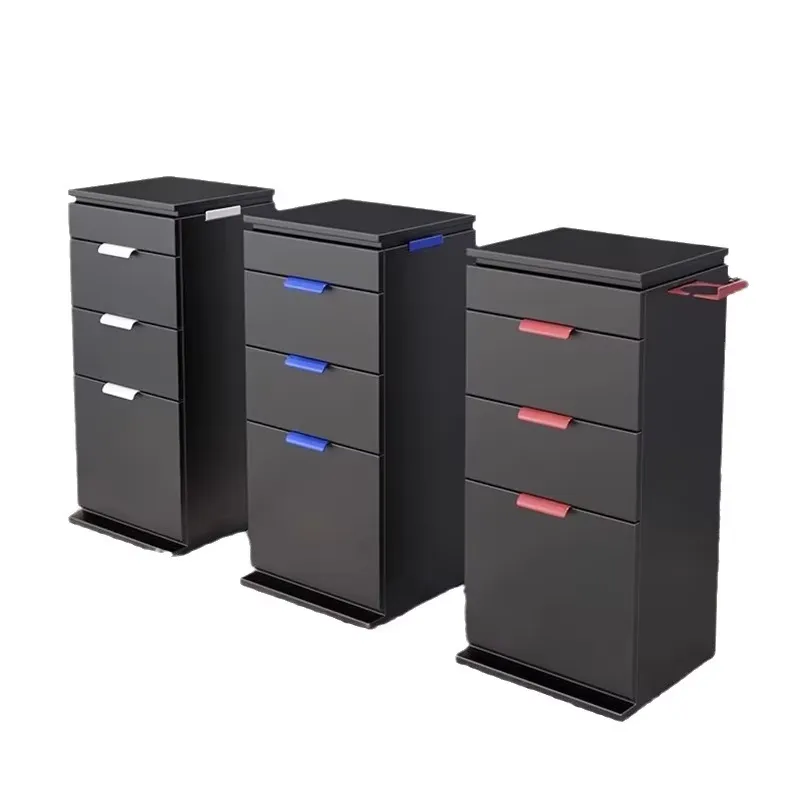 工場出荷時の価格のモダンなスパネイル理容室スタイリングステーションヘアサロントロリーヘアサロンキャビネット