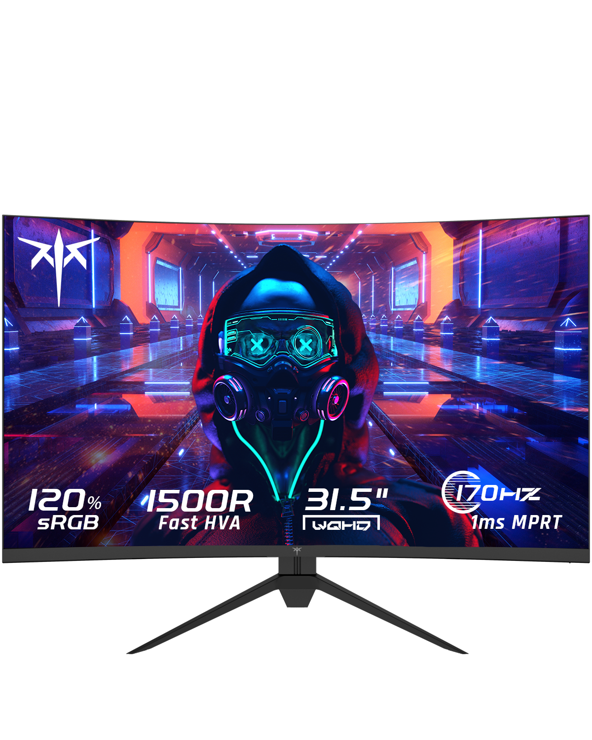 KTC 32 インチ曲面モニター VA 1500R、2K QHD 1440P@180Hz ゲーミングモニター、1ms MPRT、FreeSync Premium、G-Sync、HDR10、122%sRGB、VES