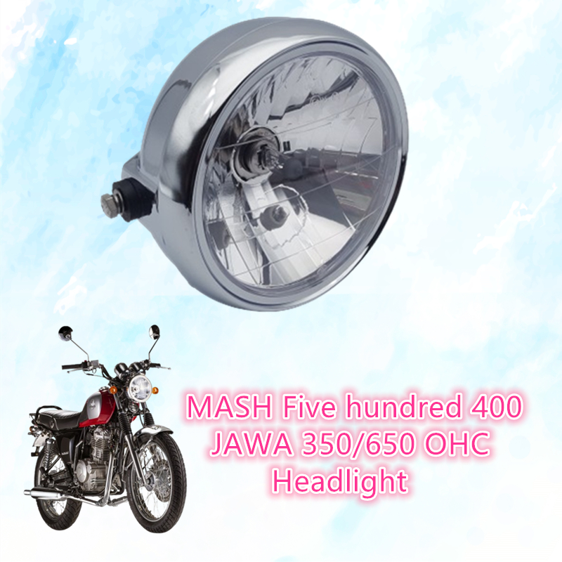 MASH ファイブハンドレッド 400/SIX HUNDRED 650/ロードスター 400/500、JAWA 350/650 OHC オートバイヘッドライトアセンブリオリジナルに適しています。