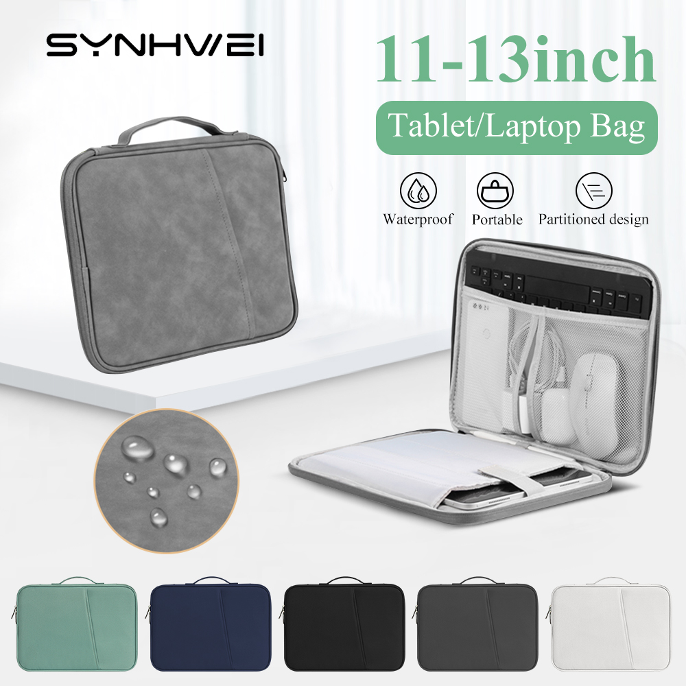 ラップトップバッグ 11-13 インチ用保護タブレットスリーブケースパッド入りキャリングケース iPad Macbook Xiaomi ASUS HUAWEI Lenovo に適合