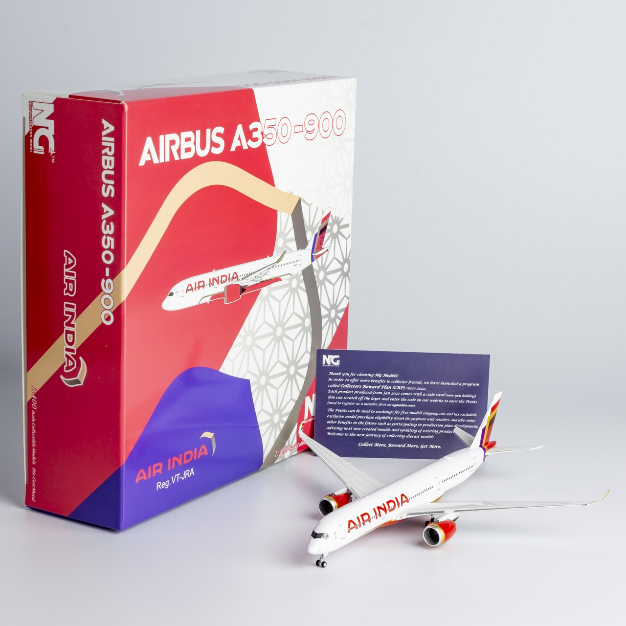 39058 合金コレクター飛行機ギフト NG モデル 1:400 エアインディア「スターアライアンス」エアバス A350-900 ダイキャスト航空機ジェットモデル VT-JRA