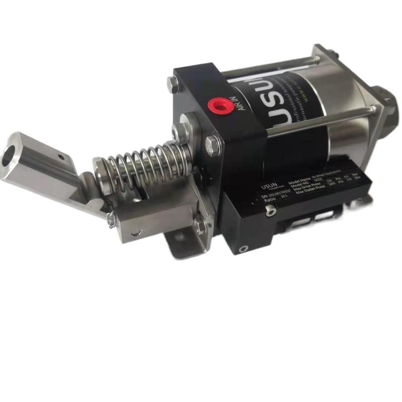 送料無料ウェルネスモデル: M188S-H 8000-15000 PSI 高圧ポータブル空気圧駆動油圧テストポンプハンドル付き