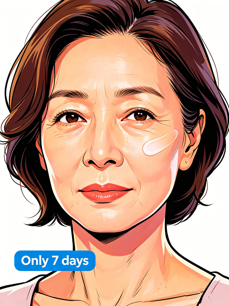 穏やかで刺激がありません。肌の悩みに対処し、小じわを薄くし、しわを軽減し、老けた印象を防ぎます。