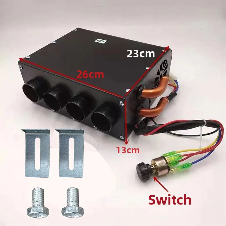耐久性のあるカーヒーターカーヒーター 12v24v 4 穴鉄シェルヒーター配管加熱水タンク予熱