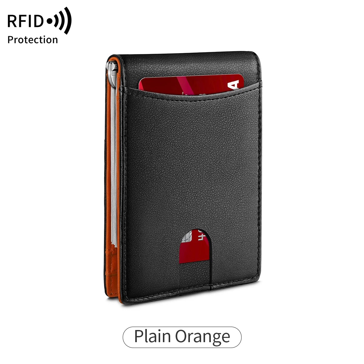 LEVILLEA スリム RFID カーボンファイバーメンズ財布超薄型ミニ 7 カードスロット - ショートカードバッグ大容量ポータブルギフトボックス付き