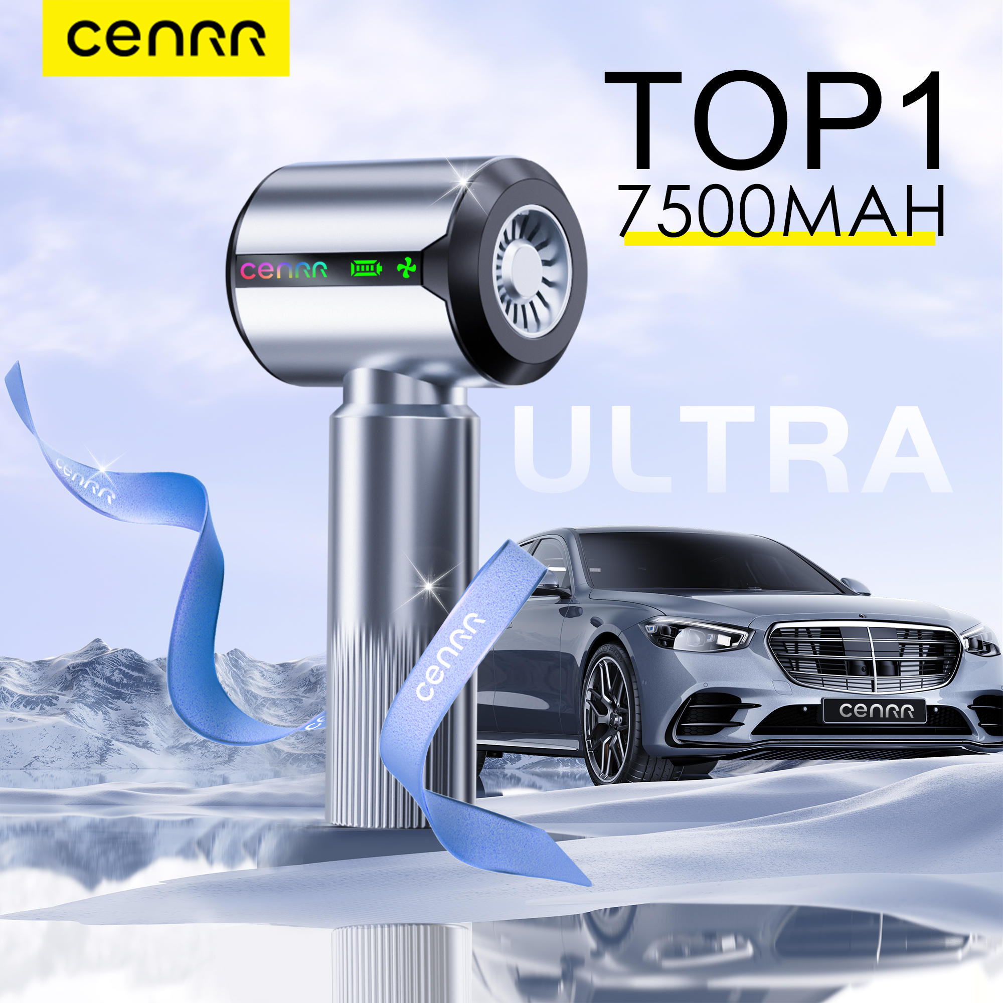 CENRR 新しい車用掃除機強力な吸引強力なワイヤレスポータブルカークリーナー家電ギフト用誕生日プレゼント