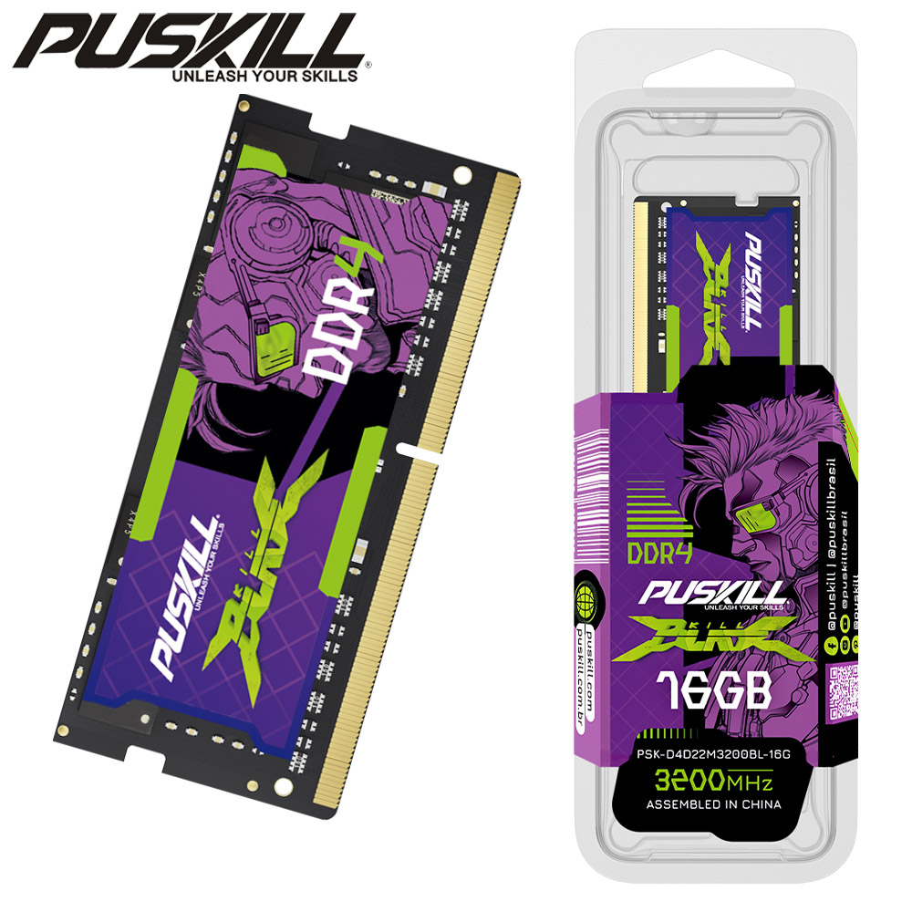 PUSKILL DDR4 ノートパソコン用メモリ RAM 32GB 16GB 8GB 1.2V 3200MHz 2666MHz 2400MHz 260ピン SODIMM メモリ