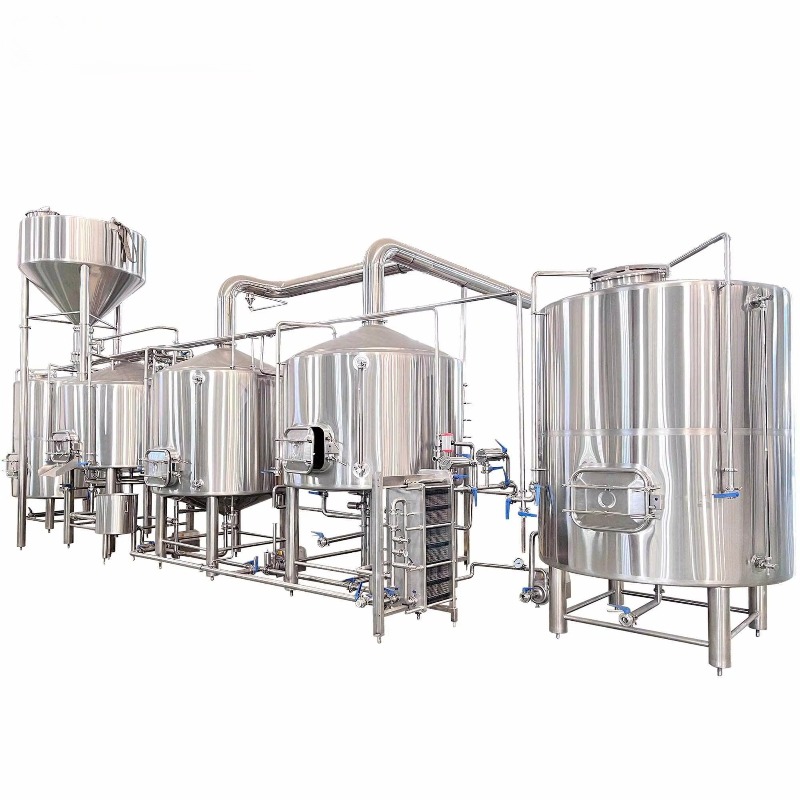 ステンレス鋼の醸造設備 2000L ビール醸造システム グリコールチラー付きターンキー地ビール醸造所セットアップ