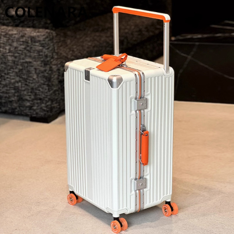 COLENARA スーツケース新 20 "24" 26 "28" 30 インチ大容量トロリーケース PC 搭乗ボックス女性のユニバーサルホイールローリング荷物