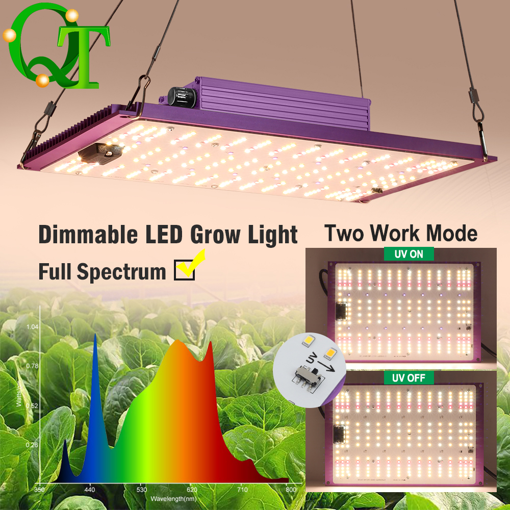 LED フルスペクトル成長ライト 120W/240W アルミニウム素材 - 調光可能な植物ライト温室花苗ライト