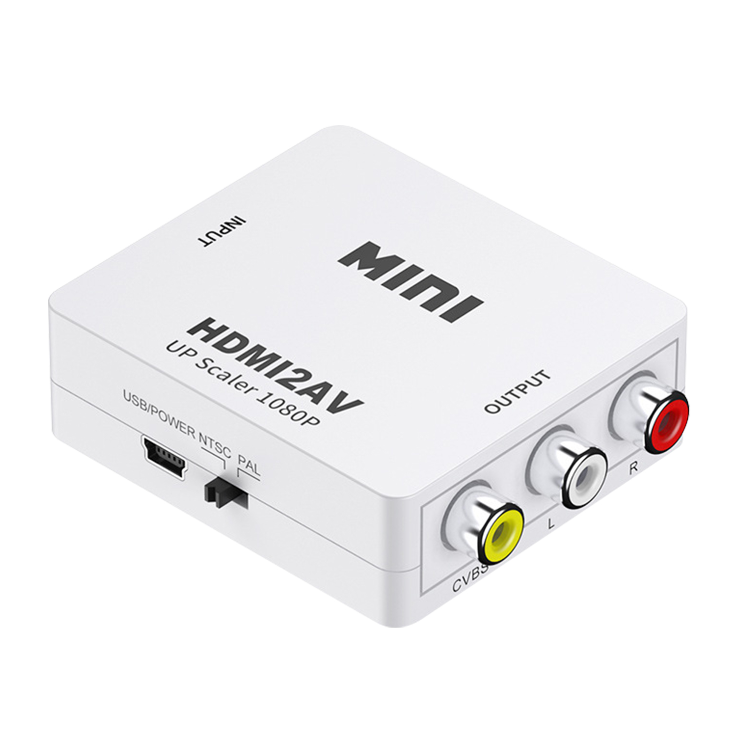 RCA AV to HDMI 互換コンバーター AV/CVSB L/R ビデオボックス HD 1080P 1920*1080 AV2HDMI サポート NTSC PAL 出力 HDMI to AV