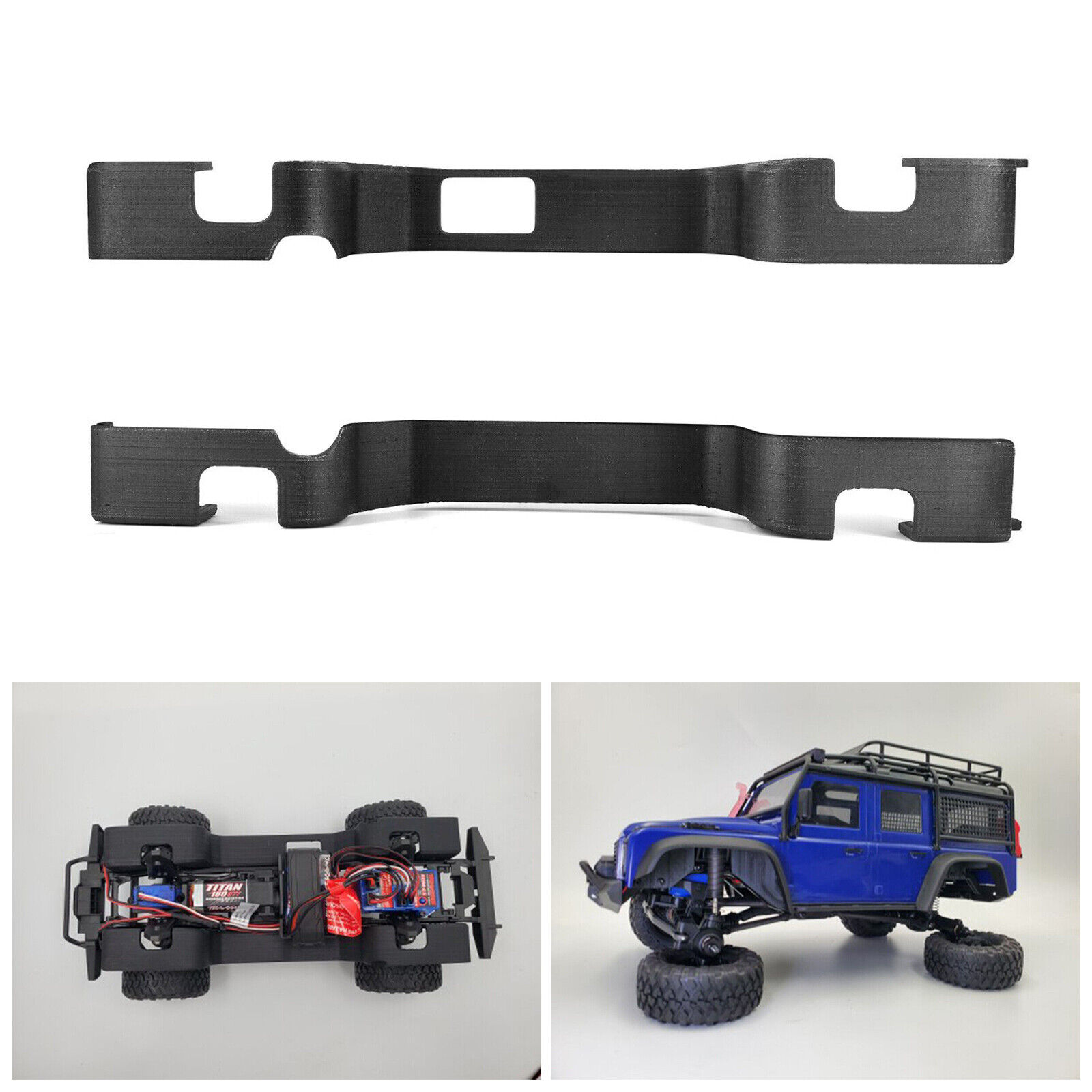 1 ペア TRX4M シミュレーションミニフェンダーライニング装飾トラクサス TRX-4M ディフェンダーまたはブロンコ 1/18 RC カーアクセサリーの交換