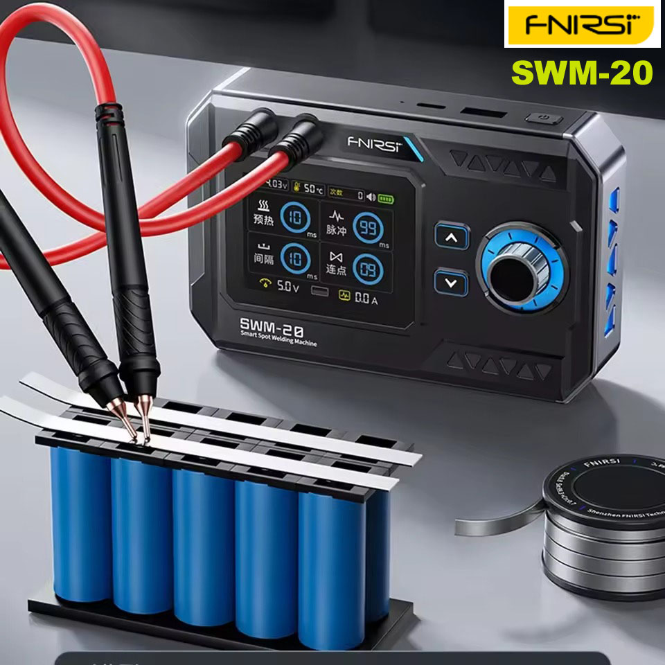 FNIRSI SWM-20 ポータブルバッテリースポット溶接機 DIY 多機能溶接機 18650 バッテリーパック溶接ツール 5000mah 溶接可能