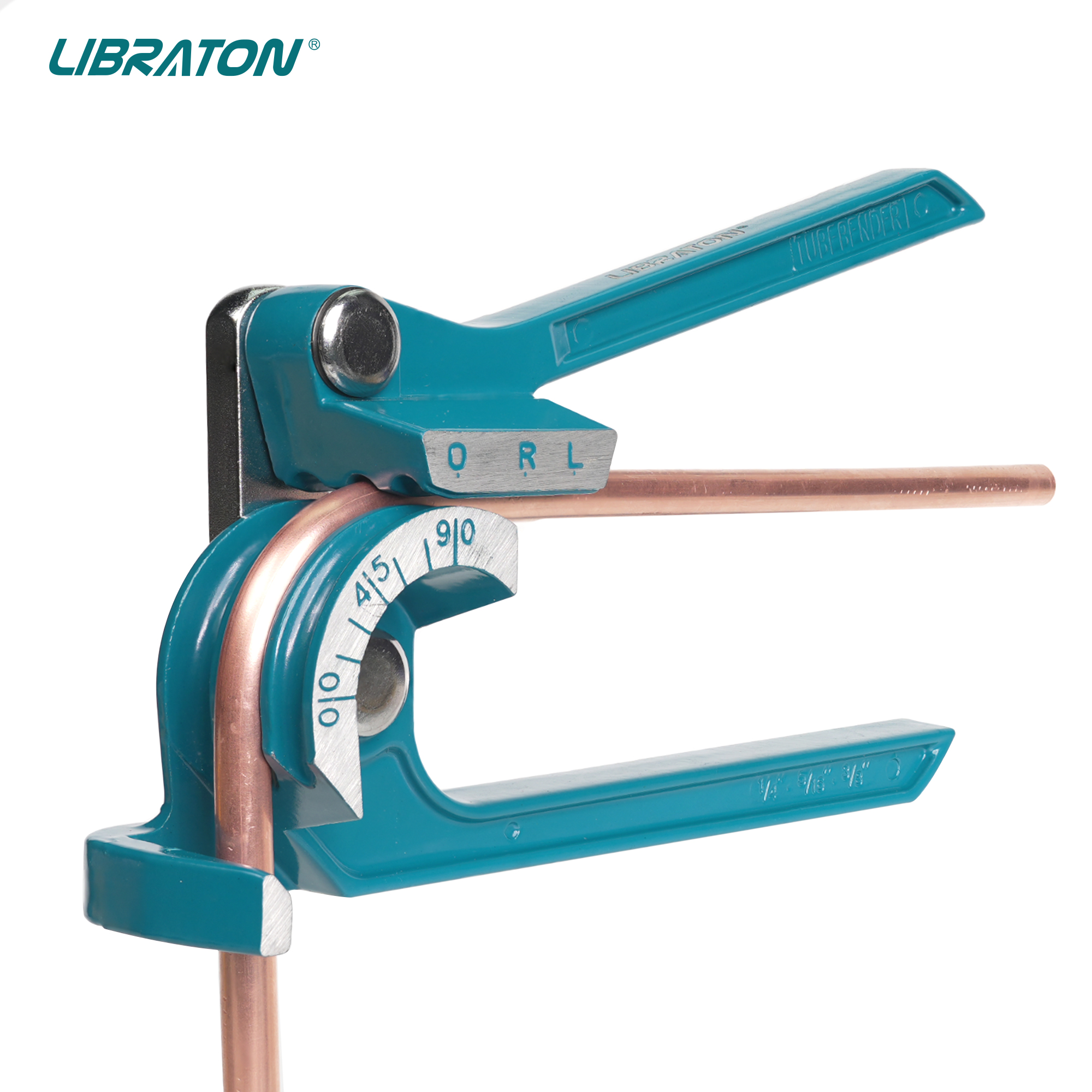 LIBRATON チューブベンダー パイプベンダー 3-IN-1 1/4"(6mm) 5/16"(8mm) 3/8"(10mm) 銅、真鍮、アルミ、薄鋼管用