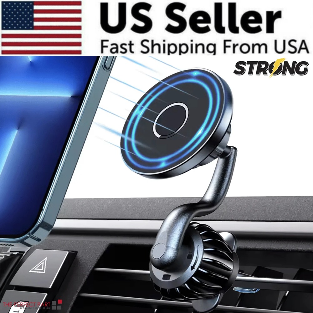 Strong magnetic 360 ° rotating magnetic safety vent car installation instrument panel phone holder multifunctional car holder air outlet magnetic buckle car phone holder suitable for magnetic phone ho