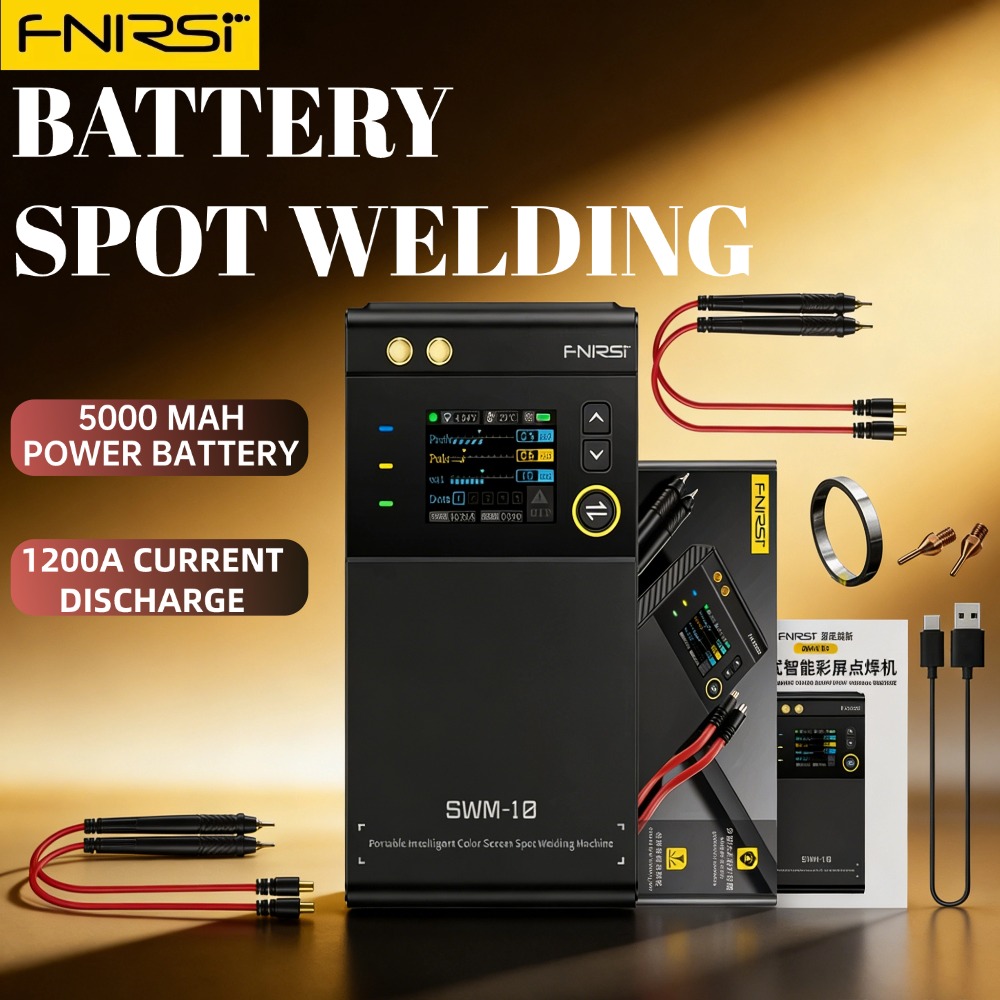 SWM-10 スポット溶接機バッテリースポット溶接機 TFT スクリーンハンドヘルド DIY 溶接機 5000mAh 18650 バッテリー最大 0.25 ミリメートルニッケルシート