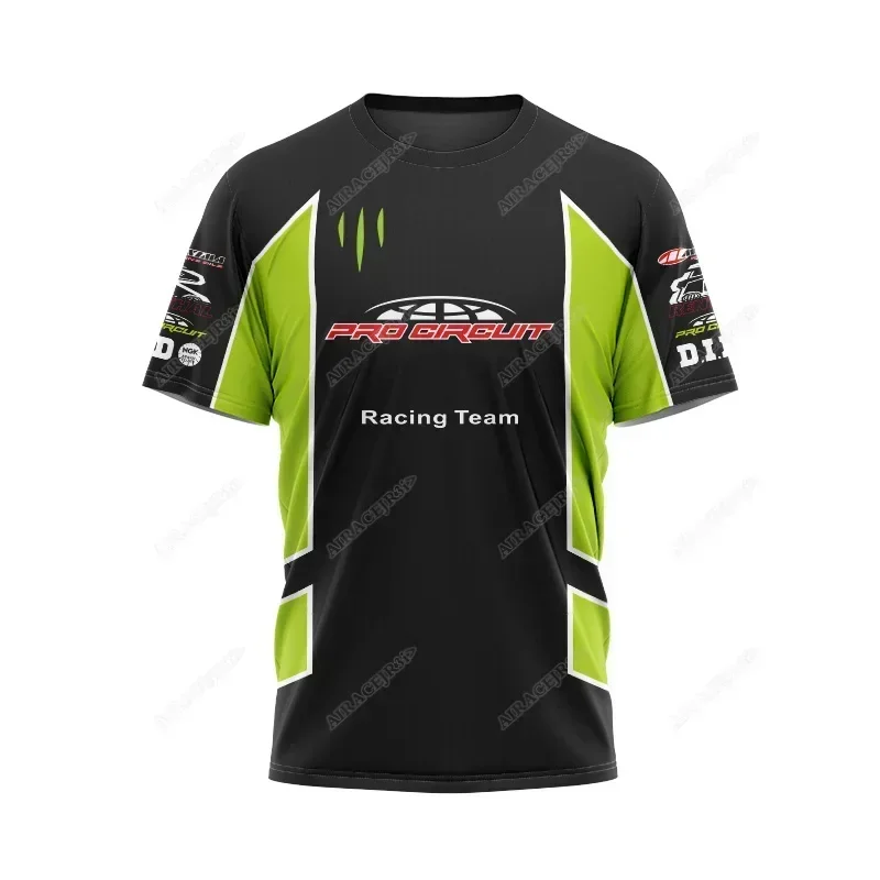MX Gp モトクロスモトチームカワサキシャツオートバイレーシング Tシャツグリーンブラックバイクオフロードチームジャージ