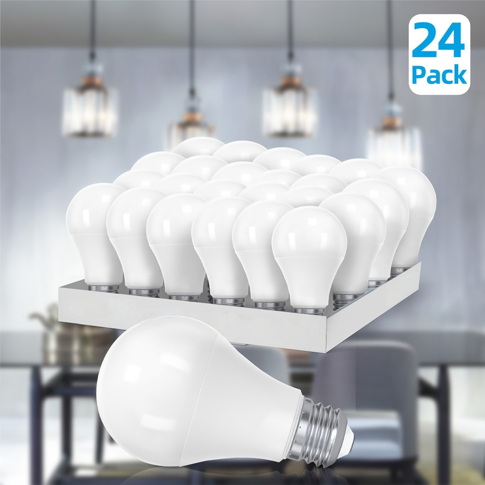 24 個 LED 電球ランプ E27 AC220V 電球リアルパワー 20 ワット 18 ワット 15 ワット 12 ワット 9 ワット 6 ワット 3 ワットランパーダリビングルームホーム LED ボンビージャ