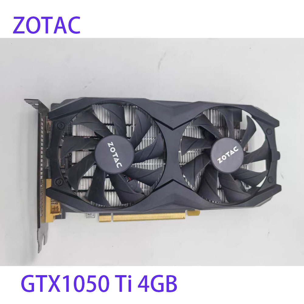 ZOTACビデオカードオリジナルGTX 1050 TI 4GBグラフィックカードマップnVIDIA Geforce GTX1063 GDDR5 192Bit HDMIビデオカードカード