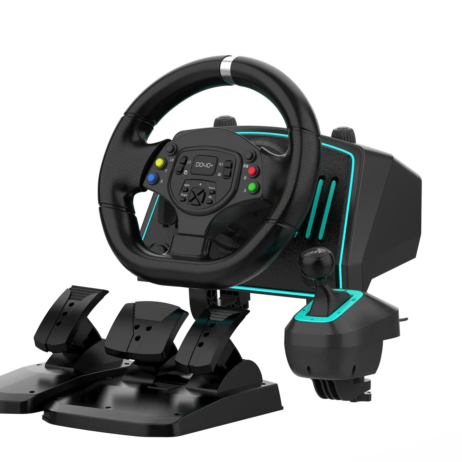 工場出荷時の価格新着ホット販売ボランチシフターとペダル 1080 度 Ps 5 ゲームレーシングステアリングホイールシミュレータ