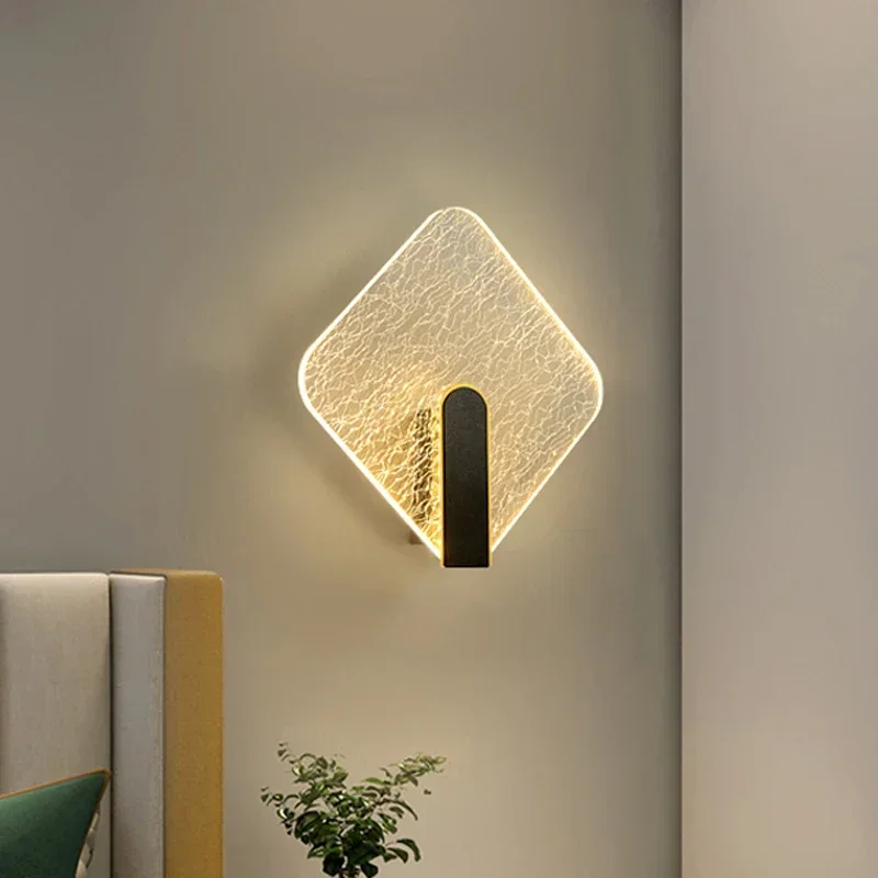 モダンな高級 LED ウォールランプ階段廊下ライトシンプルなリビングルームレストラン寝室研究ライト家の装飾屋内燭台