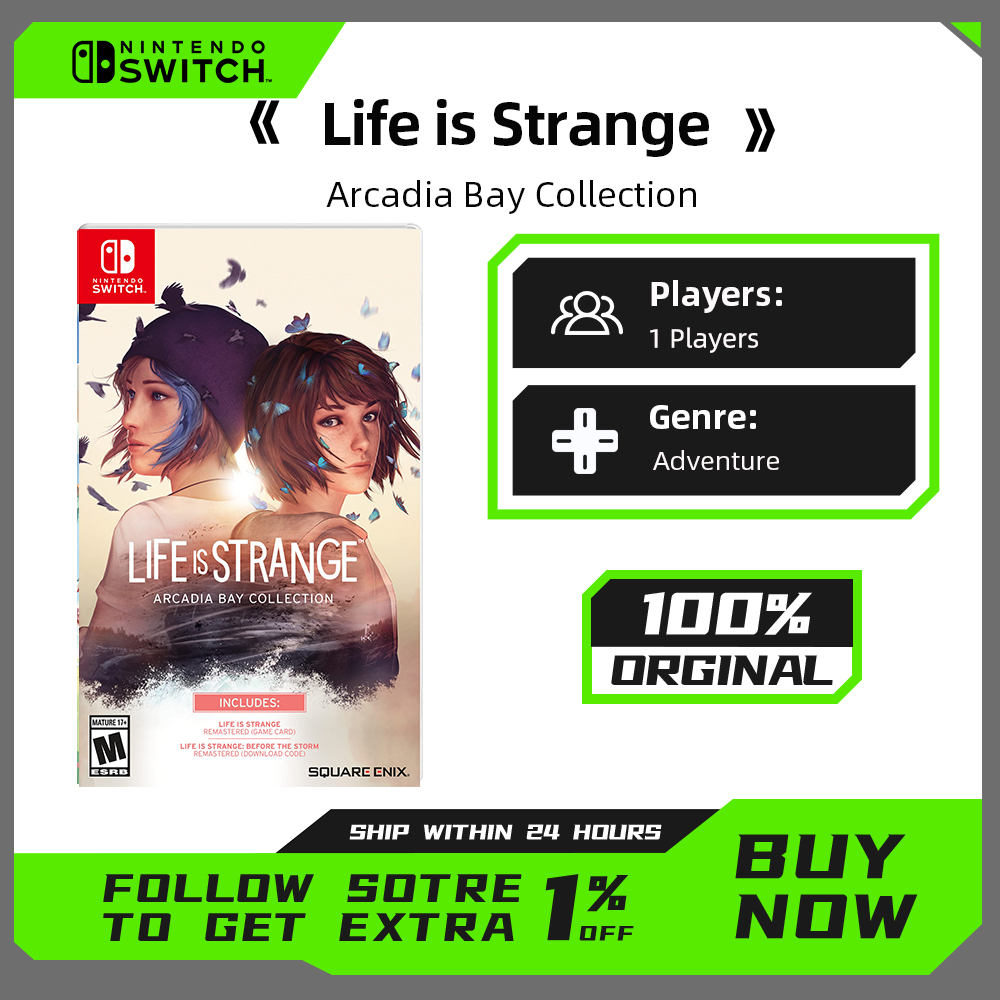 Life is Strange Arcadia Bay Collection - Nintendo Switch ゲームセール 100% オリジナル ゲーム Switch OLED 用物理カートリッジ カード
