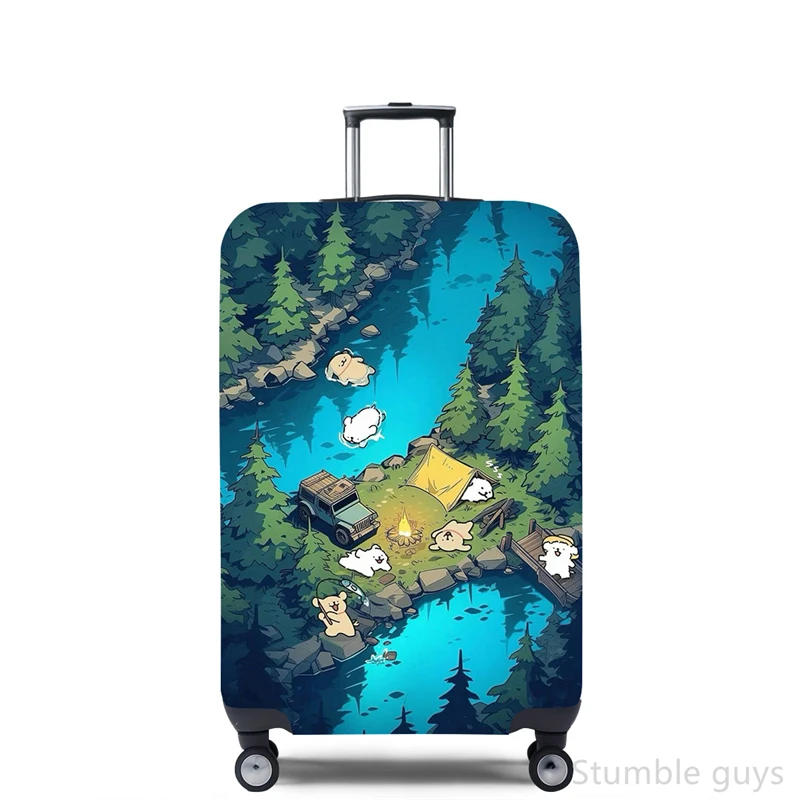 弾性旅行荷物スリーブ保護防塵耐久性スーツケースカバー必須アクセサリー飛行機旅行に適合