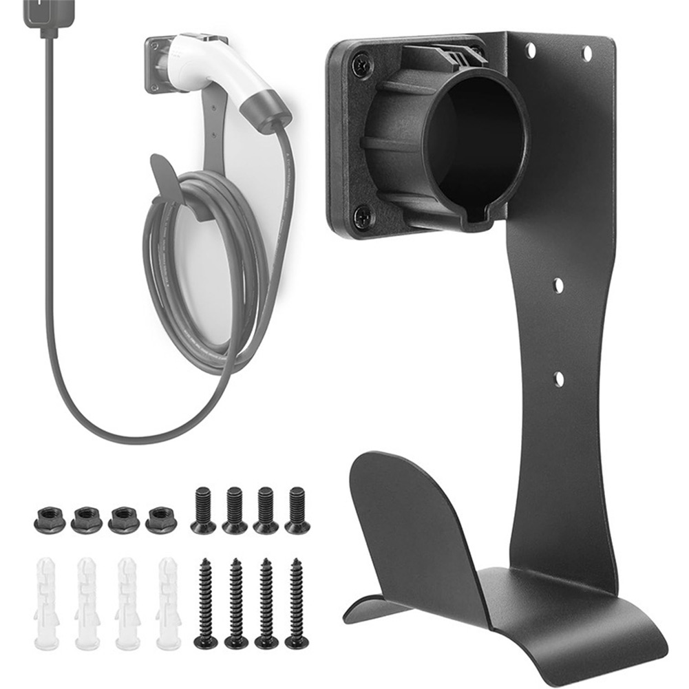 充電器ホルダー壁掛けフックステンレス鋼電気自動車充電器ホルダー壁ブラケット J1772 コネクタ