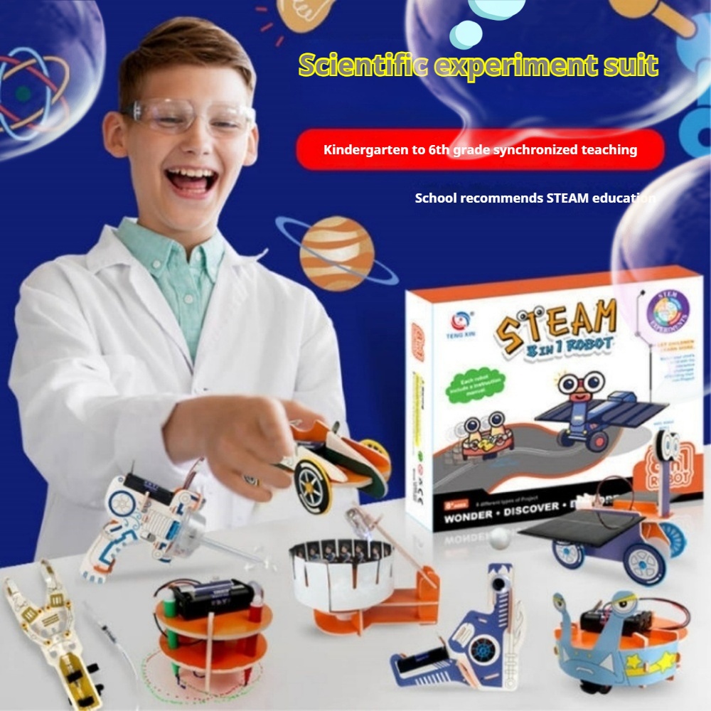 キッズ科学実験キット教育早期教育小学生DIY手作りミニ発明組み立ておもちゃ