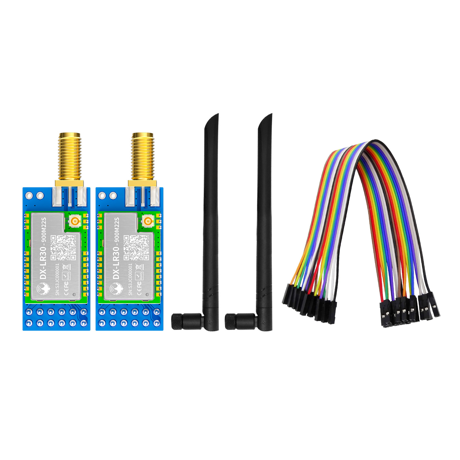 SX1262 LoRa モジュール開発者セット DX-LR30 430~470MHz 868~915Mhz 22dBm 8km 範囲 5V UART GPIO ISM バンド LoRa RF モジュール