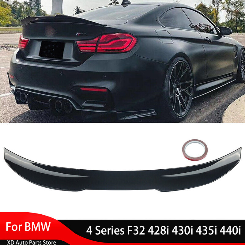 For BMW 4 Series F32 428i 430i 435i 440i PSM Style Rear Spoiler Wing Trunk Top Wing Spoiler Diffuser Lip Auto Parts