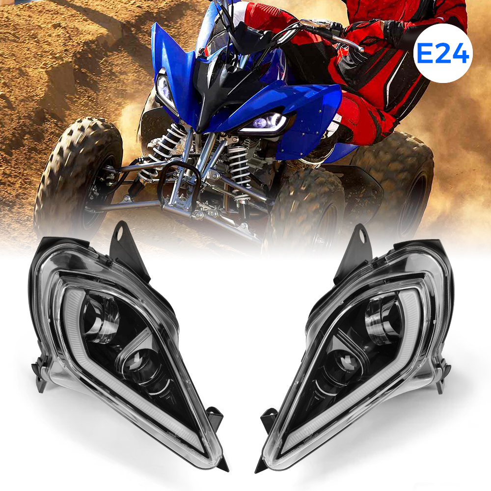 ATV LED ヘッドライト DRL ターンシグナルライトヤマハラプター 700 ラプター 700R YFZ450R YFZ450 YFZ450X ウルヴァリン 450 2006-2025 2026