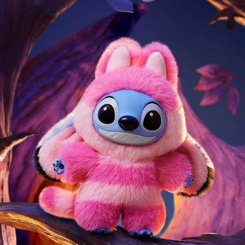 ポップマートディズニーステッチアドベンチャーシリーズビニールぬいぐるみトレンディブラインドランダムボックスおもちゃミステリーボックス推測バッグアクションフィギュアギフト