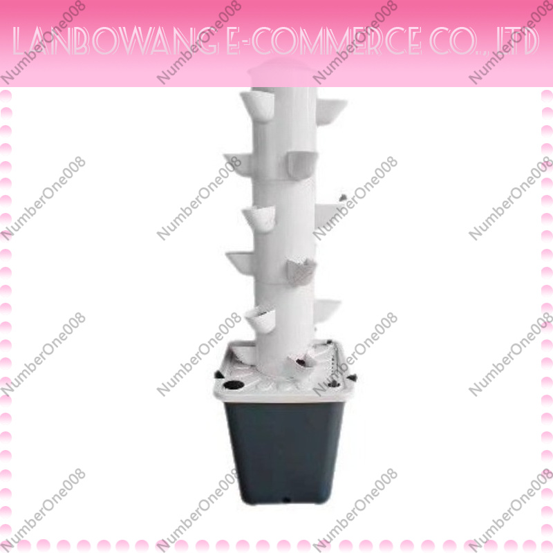 ミニ垂直水耕栽培タワー 18 穴 30 穴 Aeroponic 植物タワー無土壌培養植栽カラム屋内用