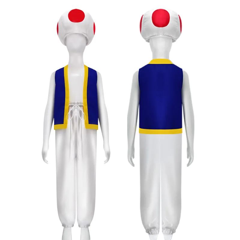 キノピオ ヒキガエル コスプレ 帽子 コスチューム 大人用 ゲーム ブラザーズ 2 ロールプレイ FantrenforOutfits GlaPants ハロウィン カーニバル パーティー