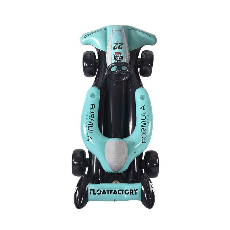 インフレータブル F1 レーシングカー ウォーターフロート 220cm PVC プール ライドオン 大人用シート付き - 広告水モデル