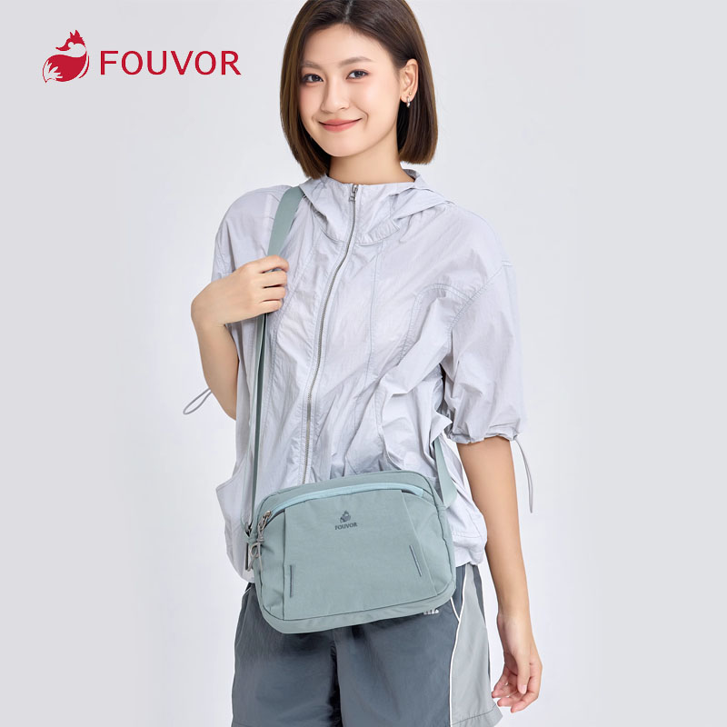 Fouvor クロスボディバッグ 3D パターン調節可能なストラップ耐摩耗性ショルダーバッグ実用的な通勤カジュアル短期旅行バッグ 3073-07
