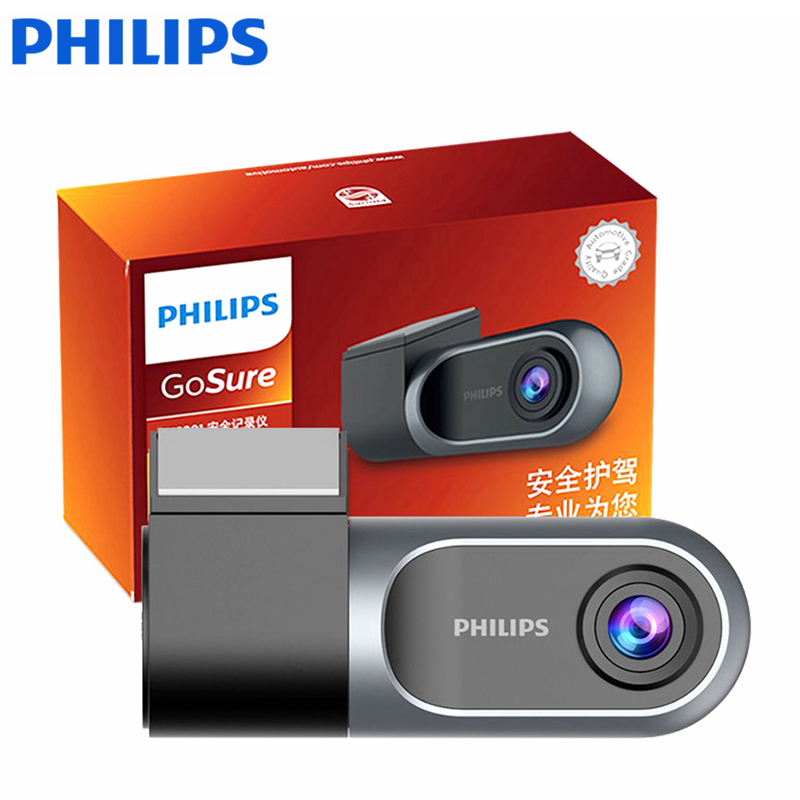フィリップス フロント WiFi 車 1080P HD ドライバー ビデオ レコーダー USB 車 DVR カメラ ループ録画 GoSure GS3201