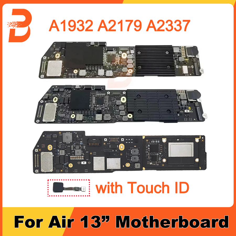 Original For MacBook Air 13" A1932 Motherboard  A2179 A2337 Logic Board 820-01521-A 820-01958-A 820-02016-A 2018 2019 2020 Year