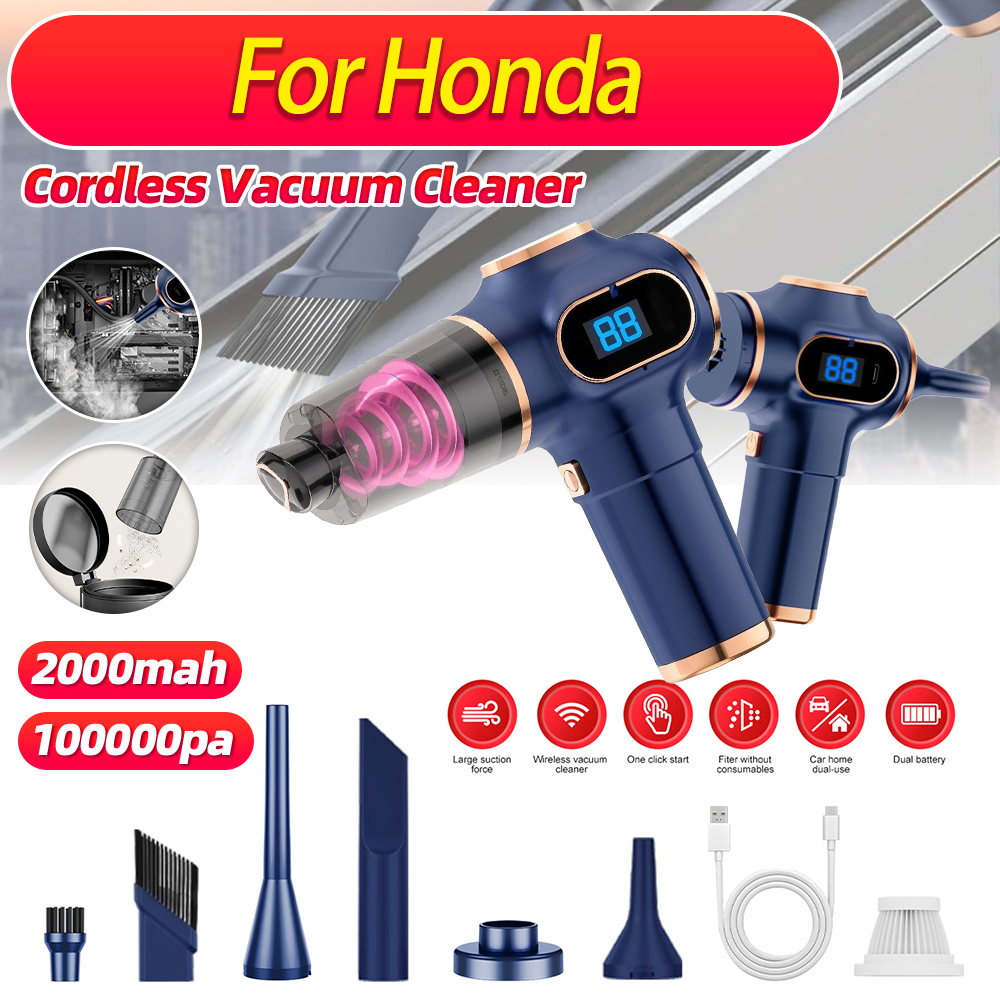 新しい Upgrated ブラシレスモーター車の掃除機 100000pa コードレス統合吹き込みと吸引掃除機ホンダ用