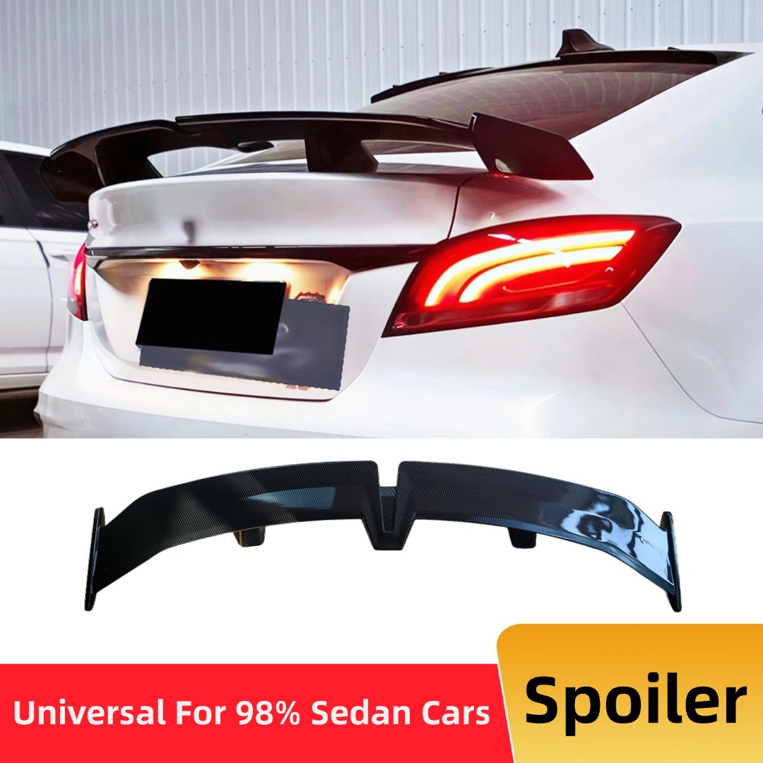Rear Wing Trunk Spoiler Universal Sedan Cars Fit Mostly Vehicle Boot Lip Deflector Tuning Accessories Modification PRO Body Kit