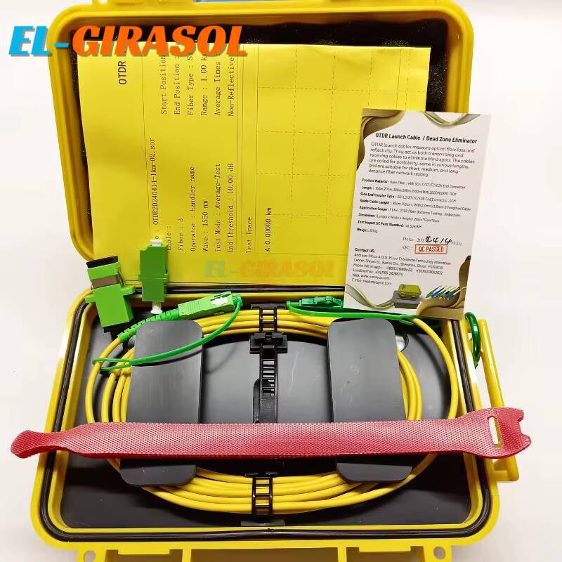 光ファイバー発射ケーブルボックス OTDR ブラインドゾーンエリミネーターコネクタ De Fibra Optica Apc Upc Fibra Optica テスト延長ライン Ftth