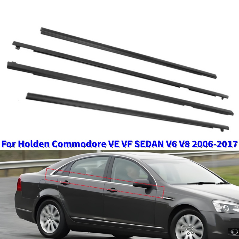 4 個ウィンドウウェザーストリップホールデンコモドール VE VF セダン V6 V8 2006-2017 自動防水圧力ストリップシールストリップ
