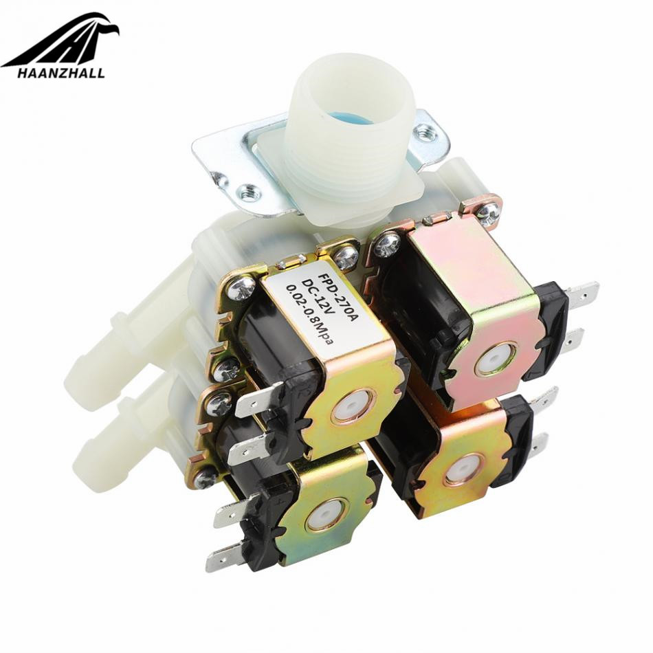 DC 12V/24V/220V G3/4 "1 で 4 アウトプラスチック電磁弁常閉水排水弁電気水入口ソレノイド