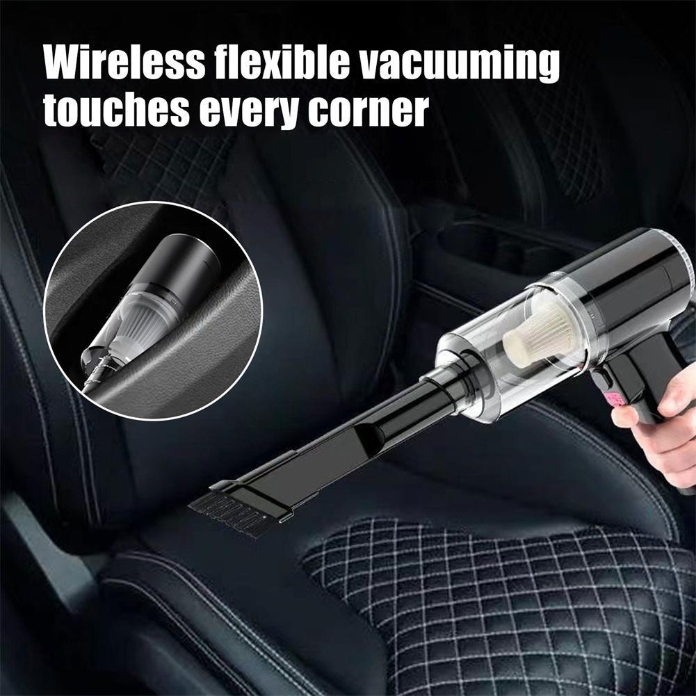 ハンドヘルド車の掃除機家庭用ポータブルワイヤレス充電ハイパワー集塵機デュアルユースヘア吸引クリーンホーム