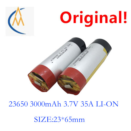 高率リチウム電池 fl23650 3000mAh 3.7V 35A 放電 23650 放電率おもちゃの LED ナビゲーター保護プレートソーラー