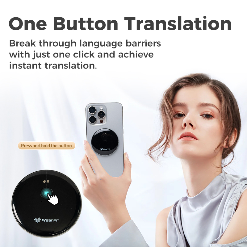 スマート AI 電話アシスタント言語音声翻訳機、APP 制御言語翻訳機デバイスインスタント音声言語翻訳機